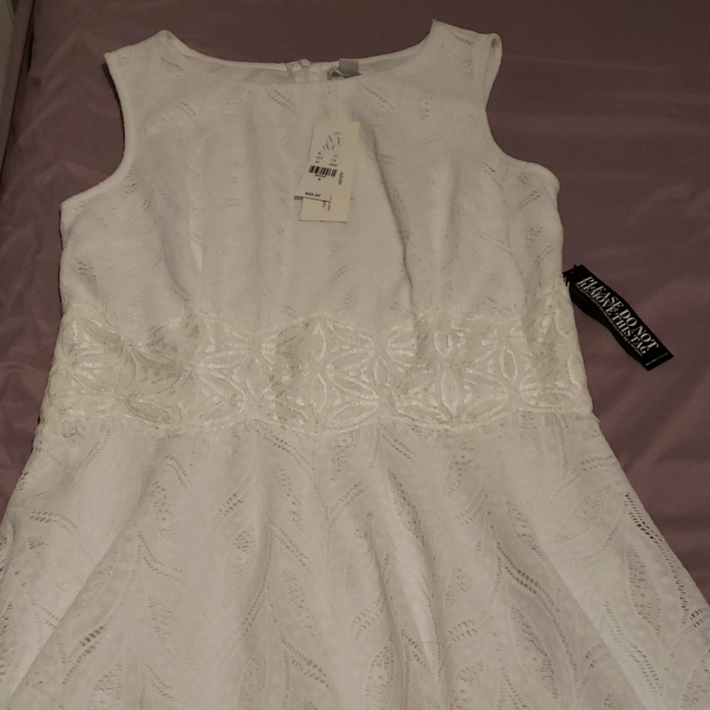 NWT white lace dress